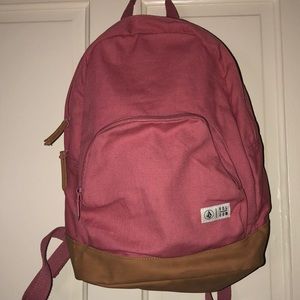 Pink Volcom backpack